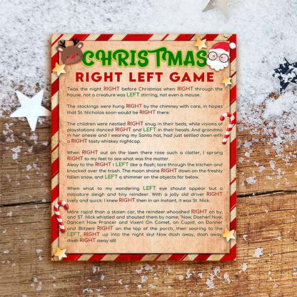 Christmas Left Right Game