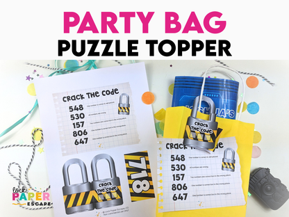 Escape Room - Gift Tag Puzzle