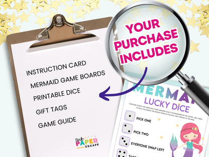 Mermaid Lucky Dice Game