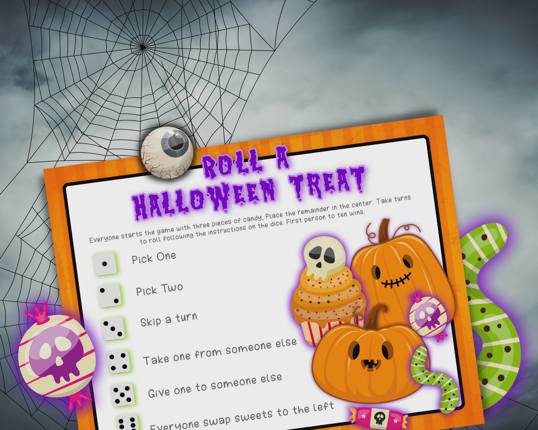 roll-a-Halloween-treat-game