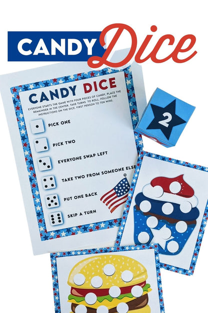 4th July Candy Dice Game