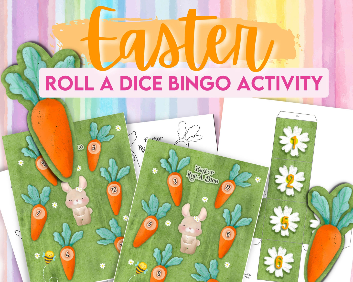 Easter Carrot Bingo