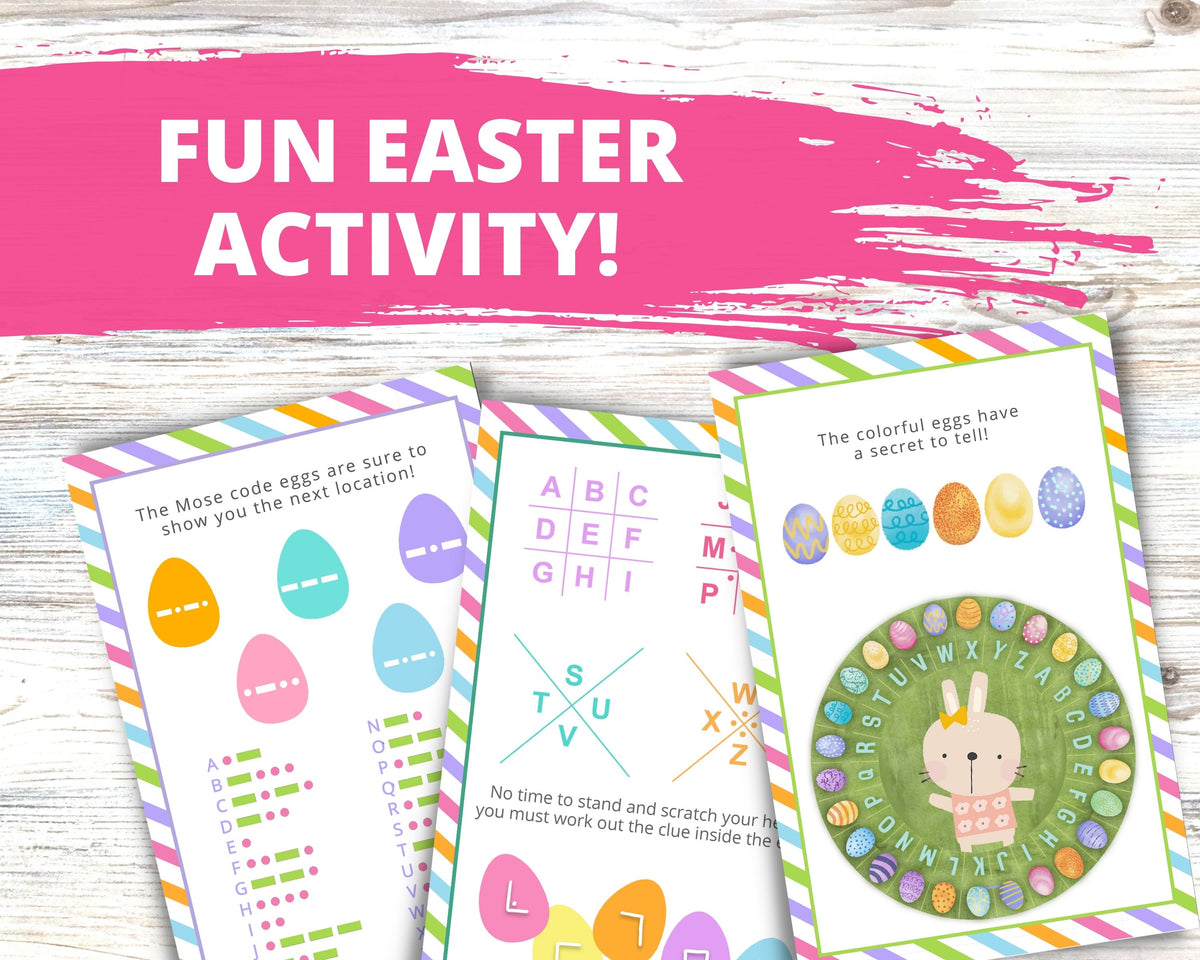 Teen Easter Treasure Hunt – LockPaperEscape