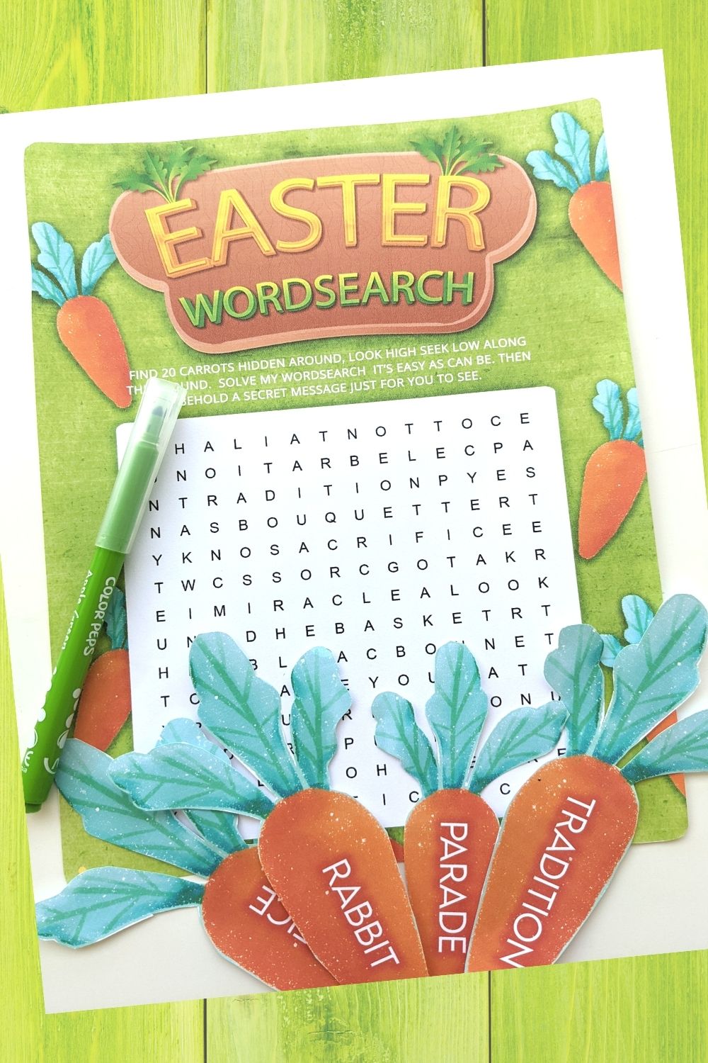 Easter Word Search Treasure Hunt Activity