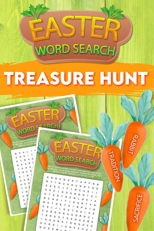 Easter Word Search Treasure Hunt Activity