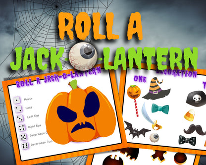 roll a jack o lantern