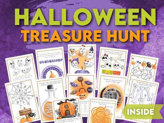 Halloween Puzzle Treasure Hunt