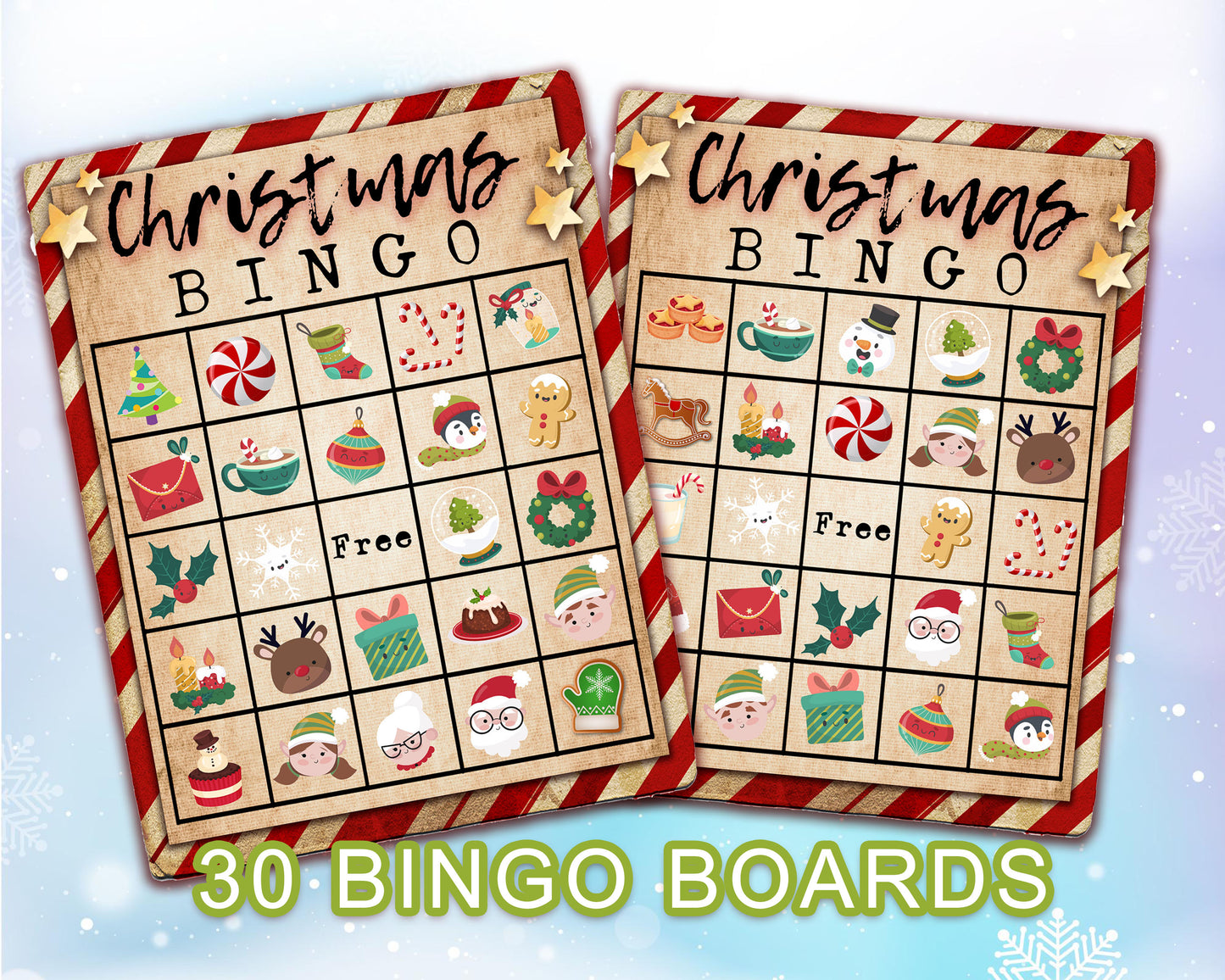 Kids Christmas Bingo