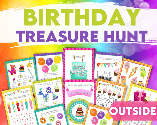 Outside Birthday Treasure Hunt