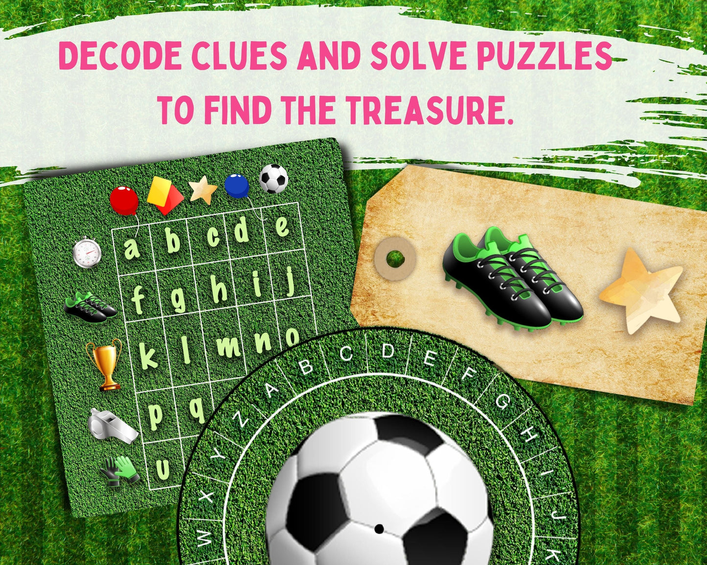 Soccer Outside Treasure Hunt