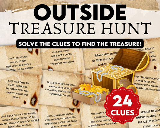 Outside Treasure Hunt Clues