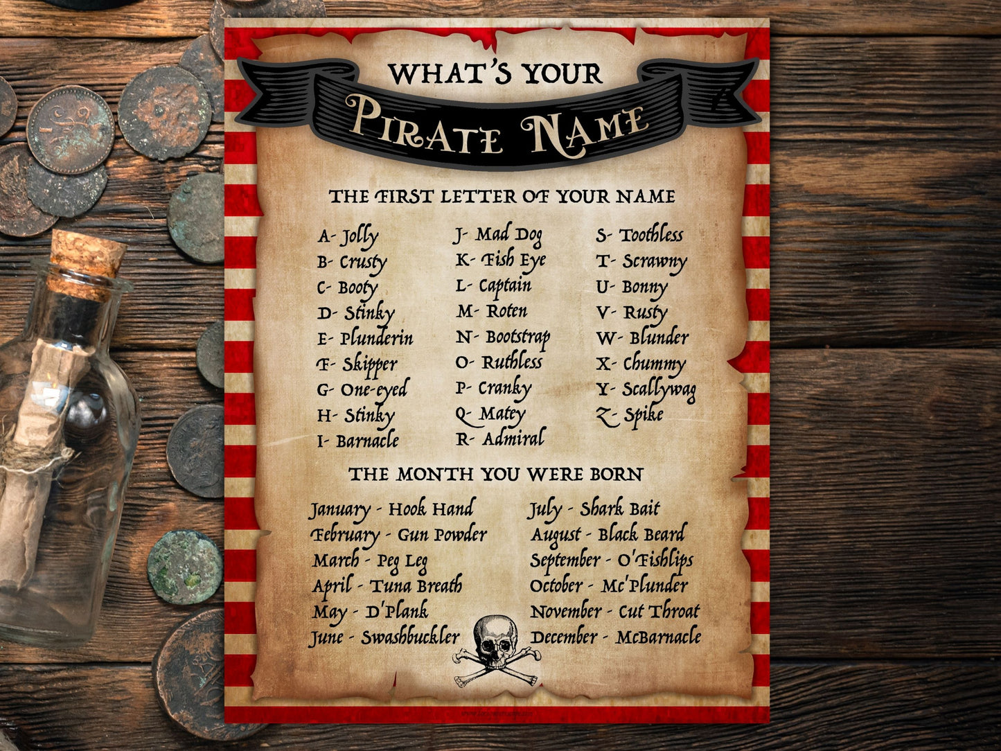 What's Your Pirate Name?
