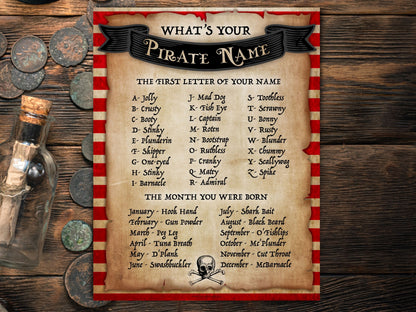 What's Your Pirate Name?