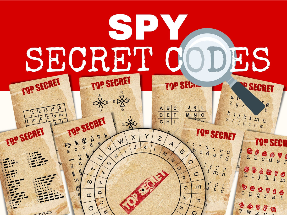 Spy Party Secret Message Kit – LockPaperEscape