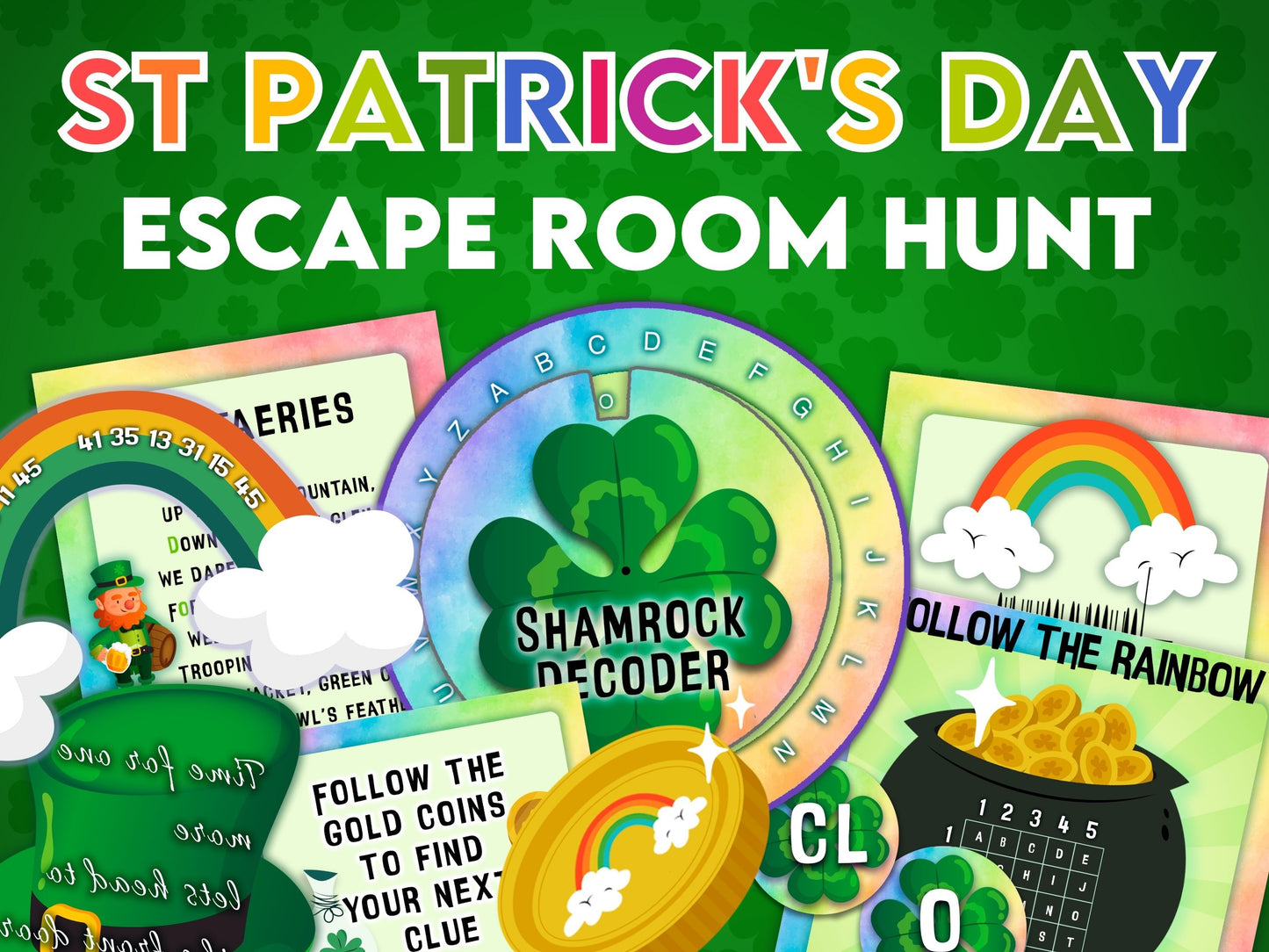 St Patricks Day Puzzle Treasure Hunt