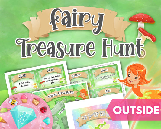 Fairy treasure hunt printable