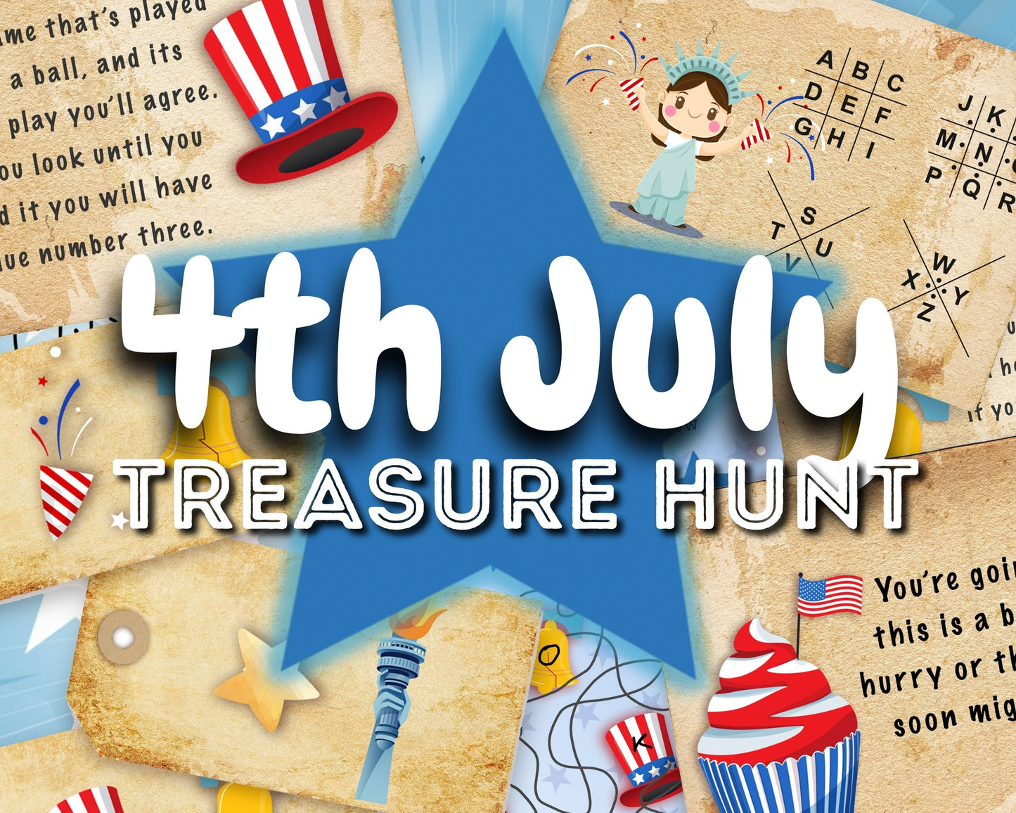 Patriotic 4th July Treasure Hunt
