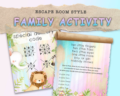 Gender Reveal Escape Game