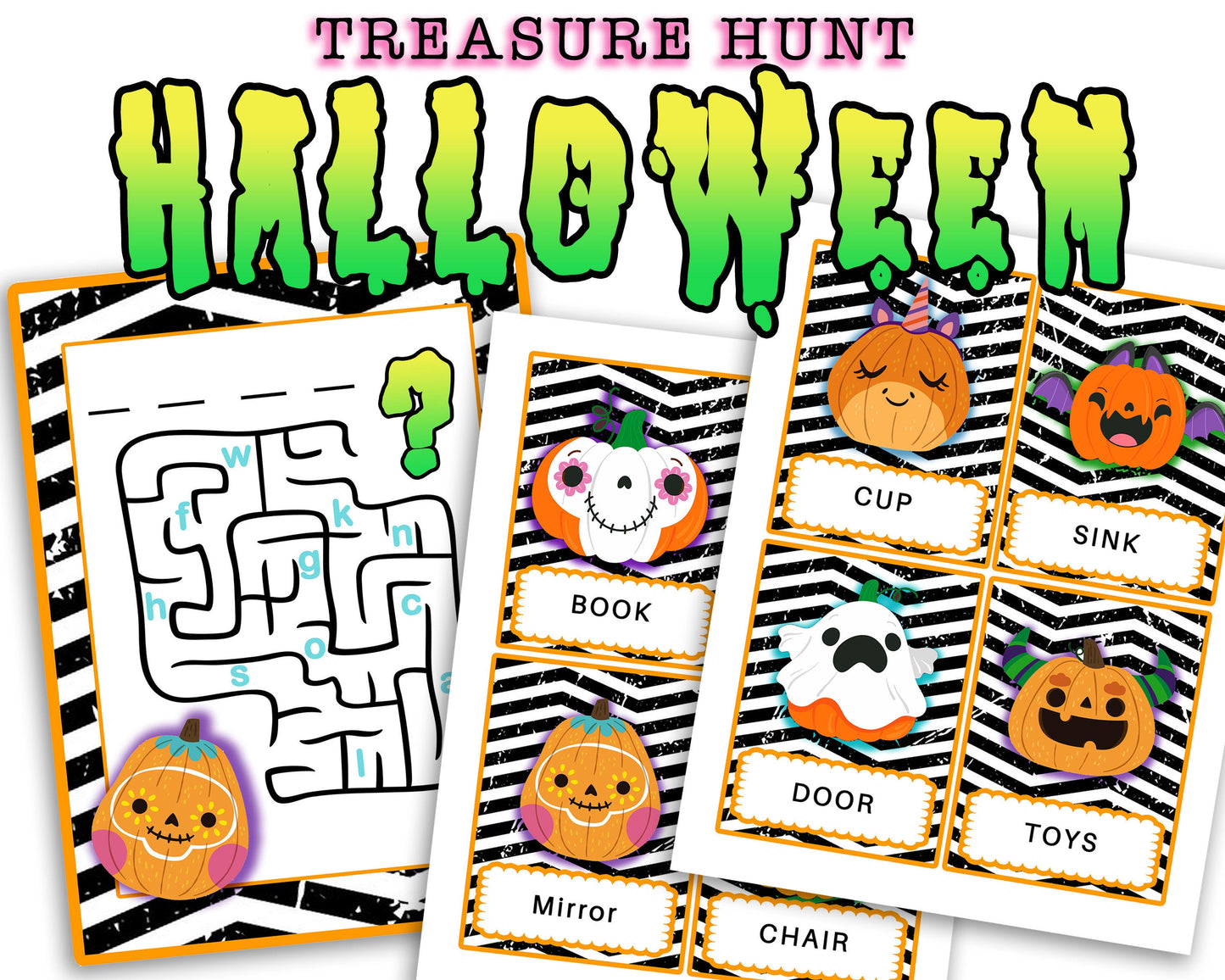 Easy Halloween Treasure Hunt