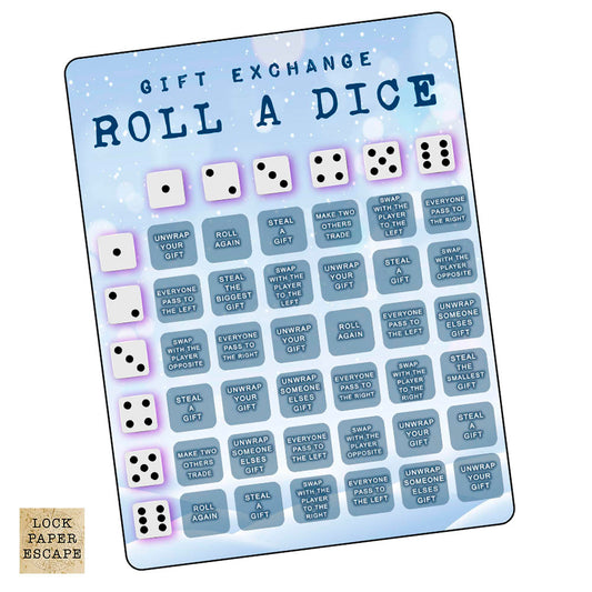 Dice Gift Exchange Game