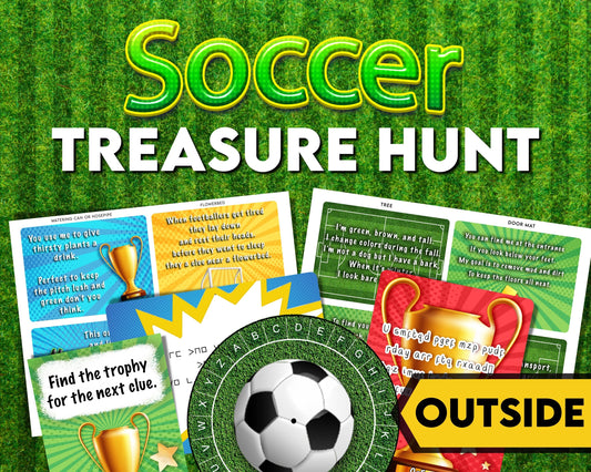 Soccer Outside Treasure Hunt