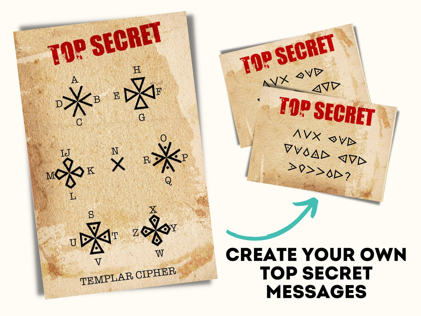 Spy Party Secret Message Kit