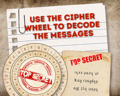 Spy Cipher Wheel