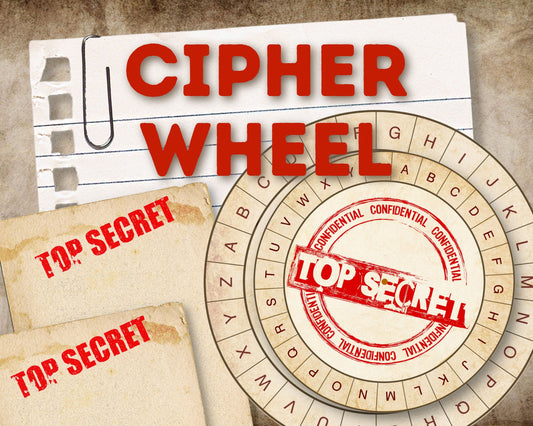 Spy Cipher Wheel