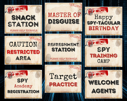 Spy Party Posters
