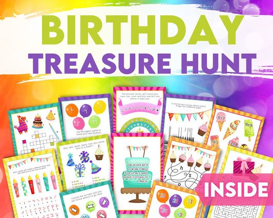 Inside Birthday Treasure Hunt